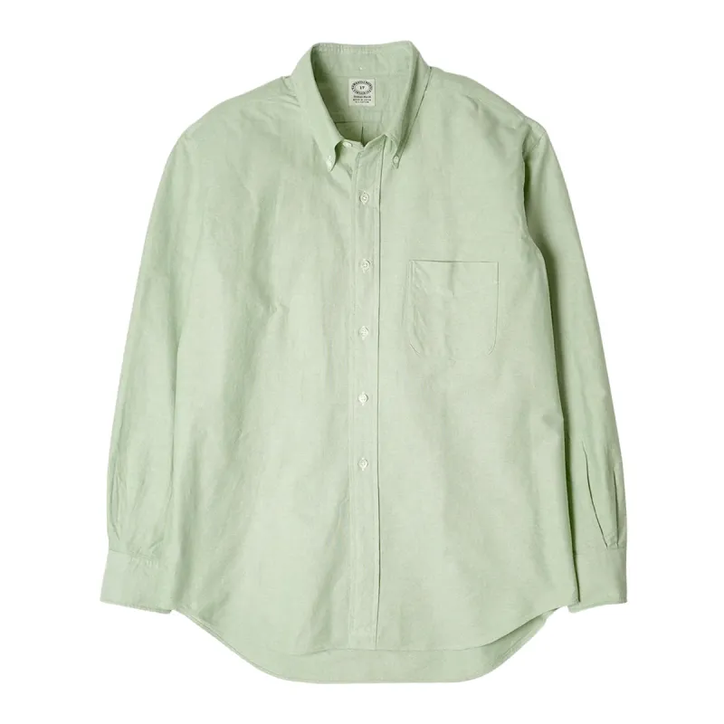 Vintage Ivy Button-Down Oxford Shirt Green sold by Brooklyn Clothing Co.