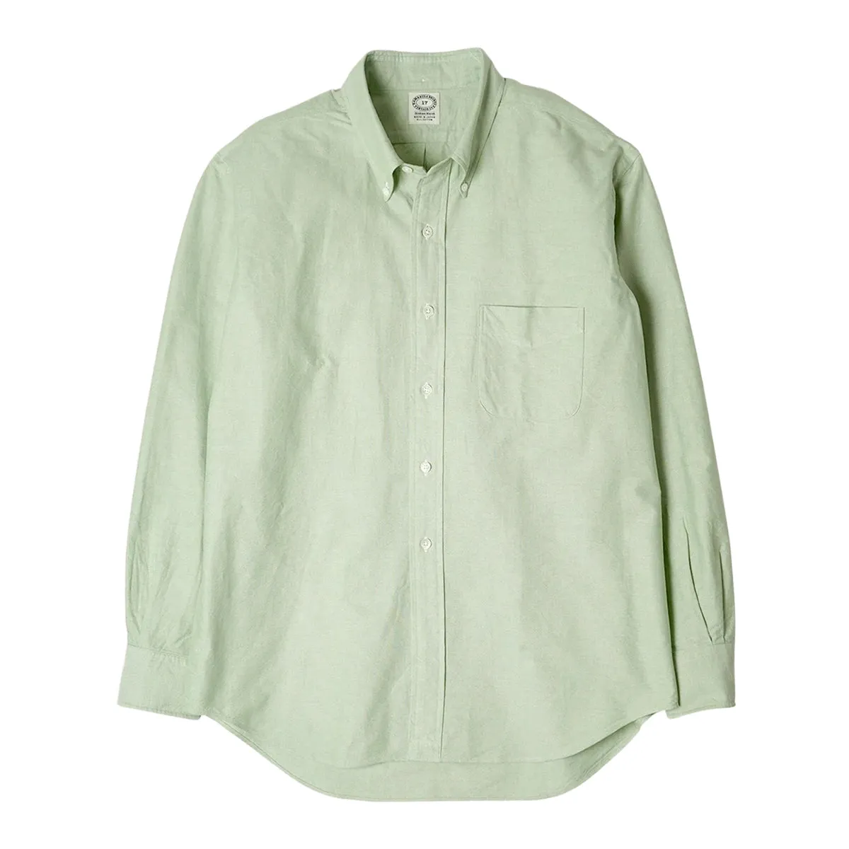 Vintage Ivy Button-Down Oxford Shirt Green sold by Brooklyn Clothing Co.