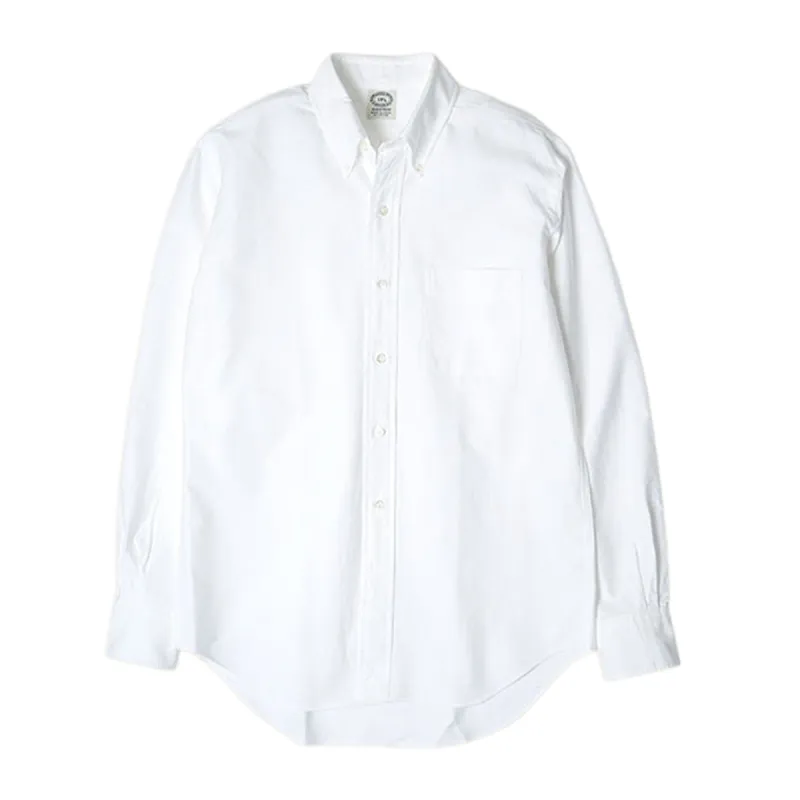 Vintage Ivy Button-Down Oxford Shirt White sold by Brooklyn Clothing Co.