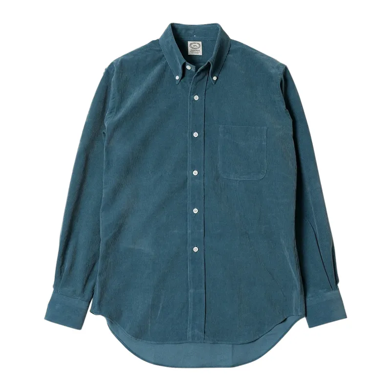 Vintage Ivy Japanese Needlecord Shirt Blue sold by Brooklyn Clothing Co.