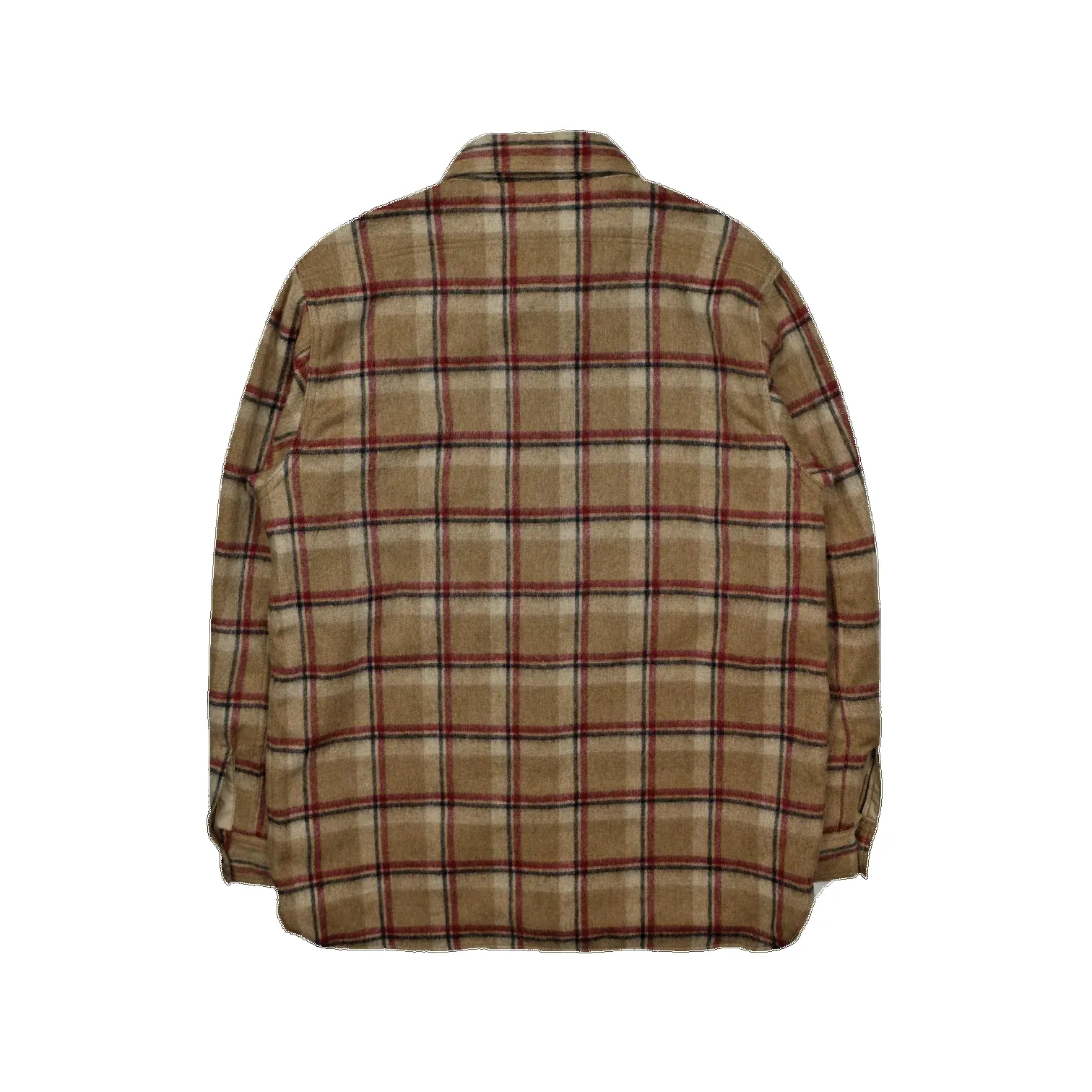 4096 Wool Shaggy Check Work Shirt Beige sold by Brooklyn Clothing Co. product image thumbnail 2