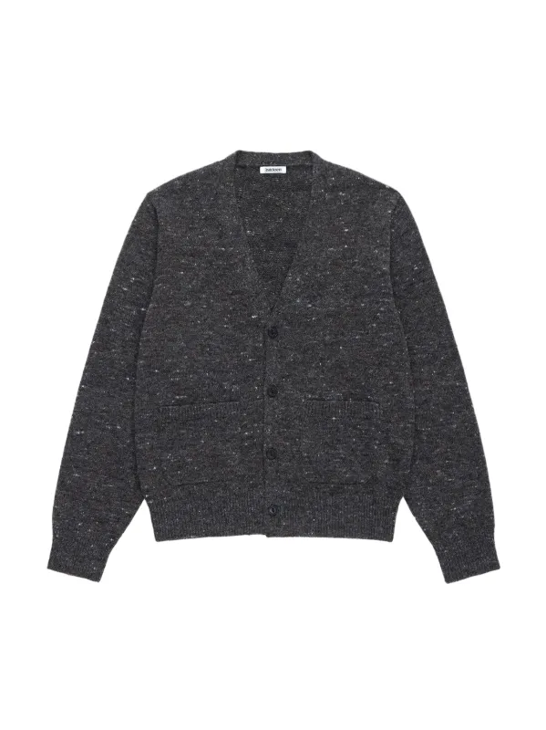 Classic Cardigan Pewter Tweed sold by Brooklyn Clothing Co.