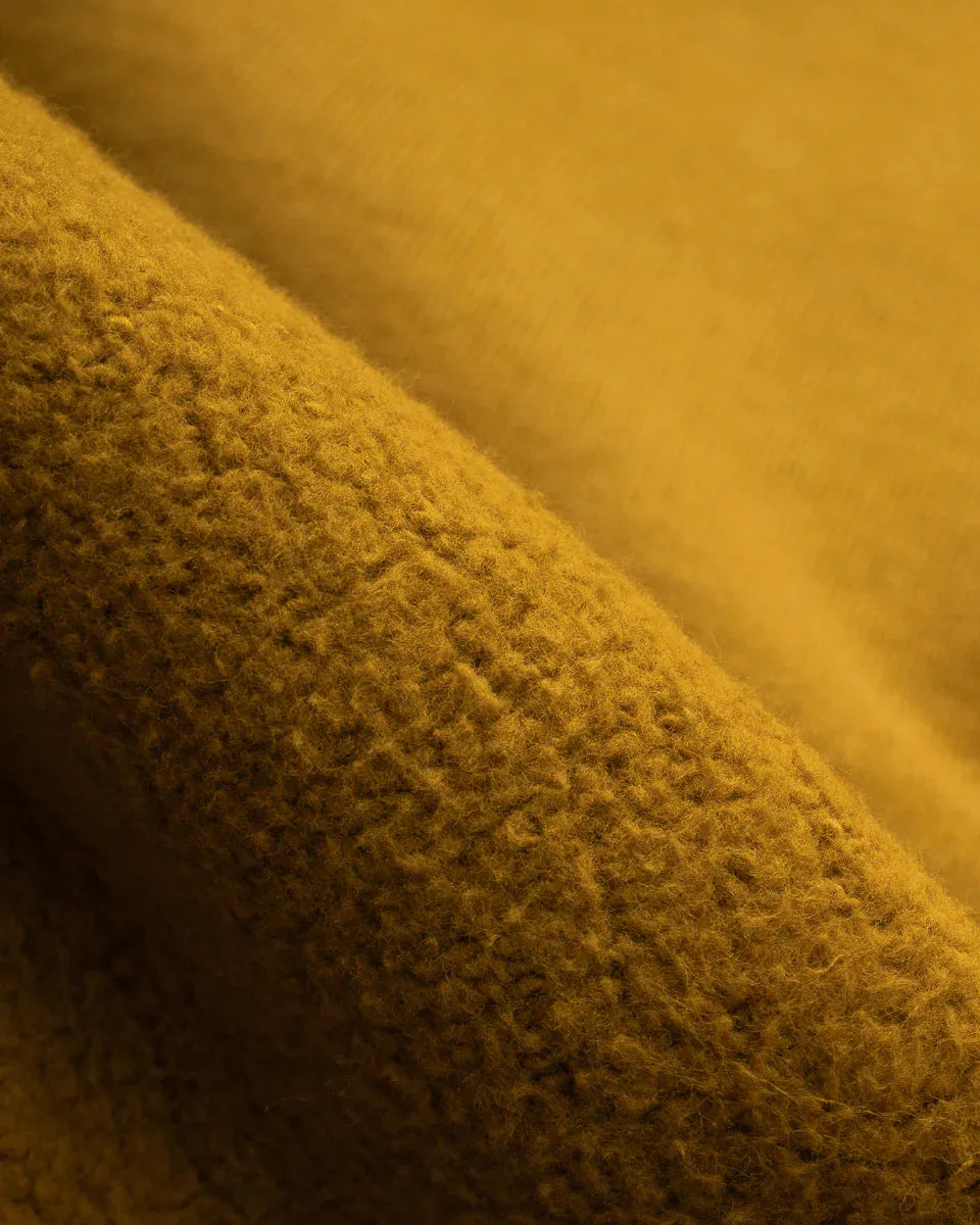 IHSW-81L-MUS-NP 14oz Ultra Heavyweight Loopwheel Cotton Zippered Hoodie Mustard sold by Brooklyn Clothing Co. product image thumbnail 4