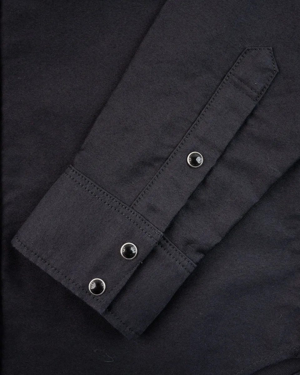 IHSH-426-BLK 12oz Military Moleskin Western Shirt Black sold by Brooklyn Clothing Co. product image thumbnail 4