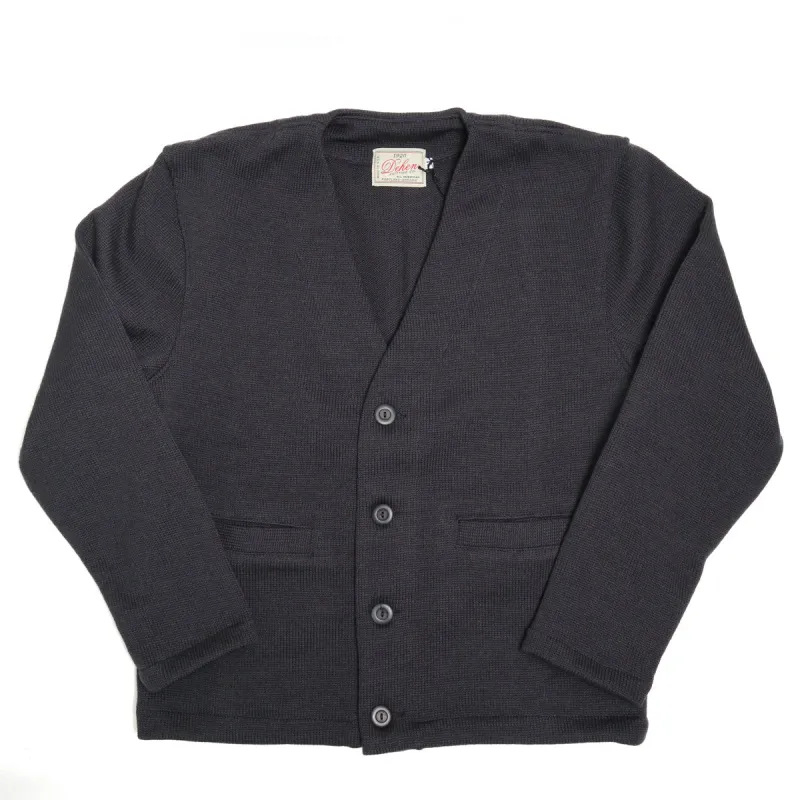 Slouchy Cardigan Sweater Dark Charcoal sold by Brooklyn Clothing Co.