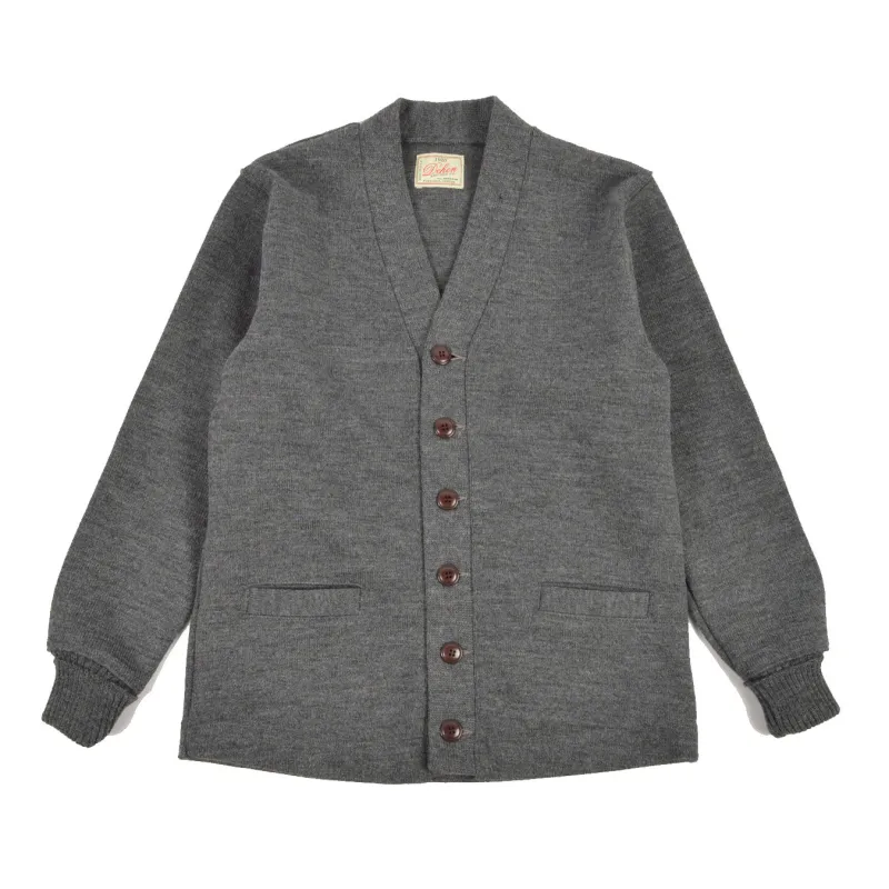 Classic  Cardigan Sweater Charcoal sold by Brooklyn Clothing Co.