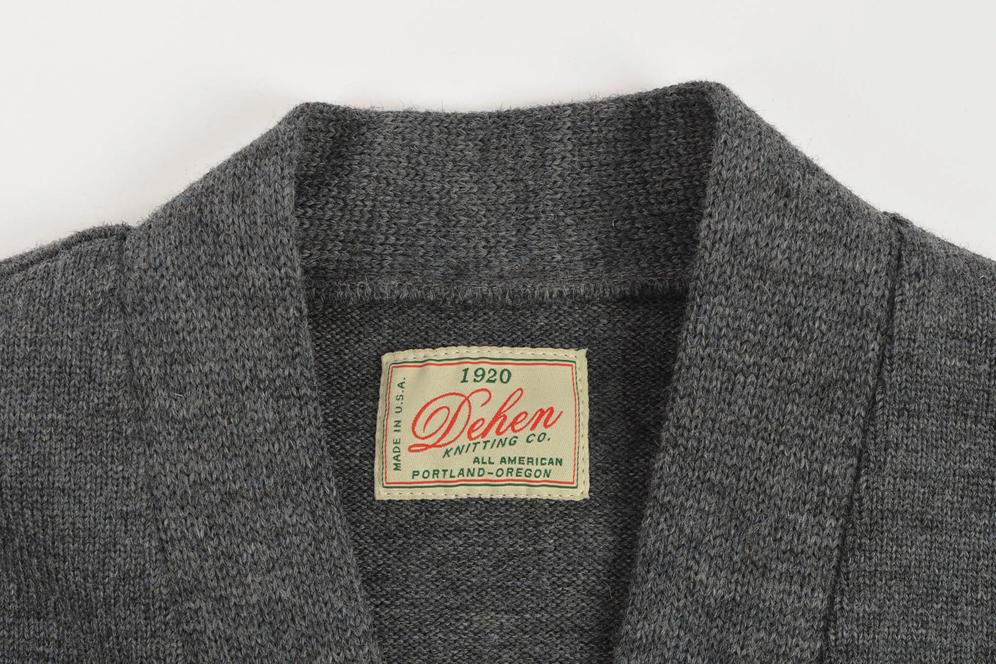 Classic Cardigan Sweater Charcoal sold by Brooklyn Clothing Co. product image thumbnail 2
