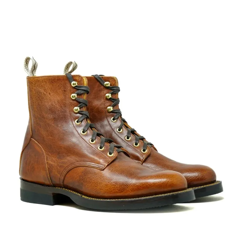 DB Hunter Plain Toe II Antique Vanilla Bison sold by Brooklyn Clothing Co.