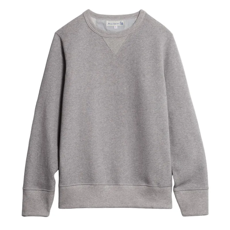 3S48 Loopwheeled Classic Fit Heavyweight Sweatshirt Grey sold by Brooklyn Clothing Co.