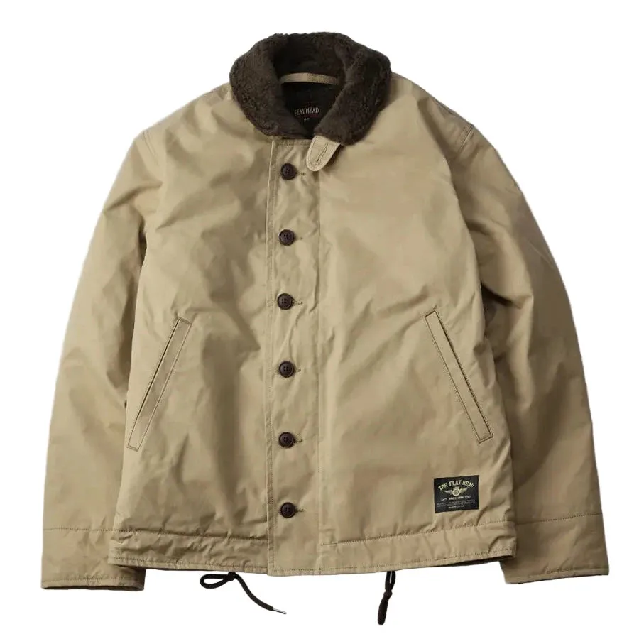 FN-OJ-C015A Boa Jacket Khaki sold by Brooklyn Clothing Co.