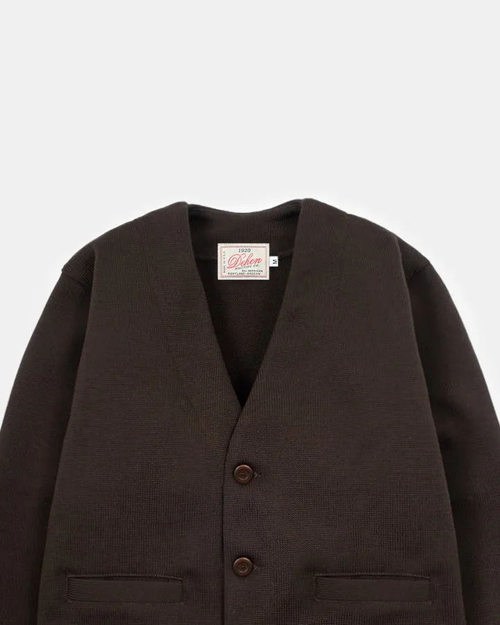 Slouchy Cardigan Sweater Brown sold by Brooklyn Clothing Co. product image thumbnail 2