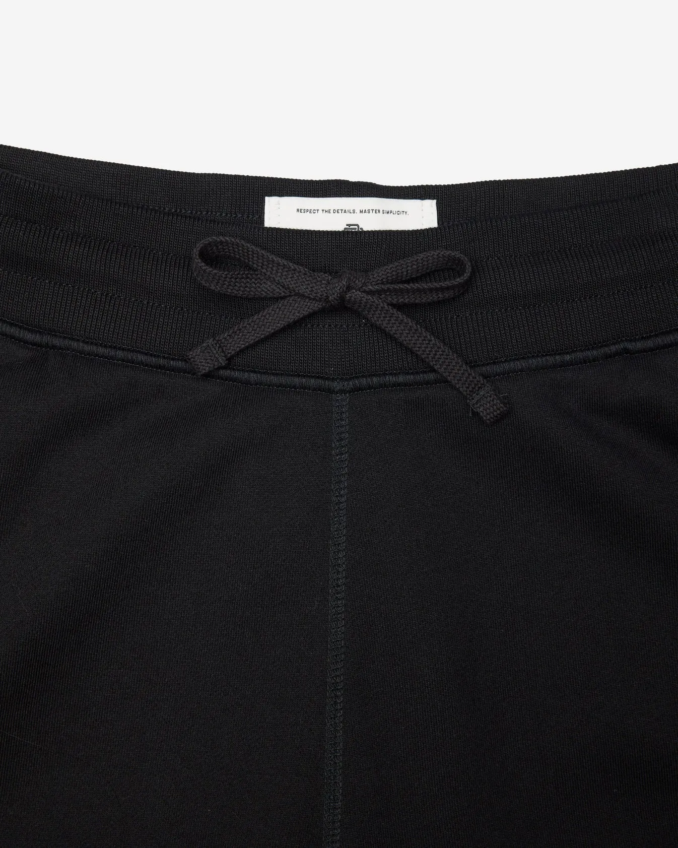 Midweight Terry Standard Cuffed Sweatpant Black sold by Brooklyn Clothing Co. product image thumbnail 3