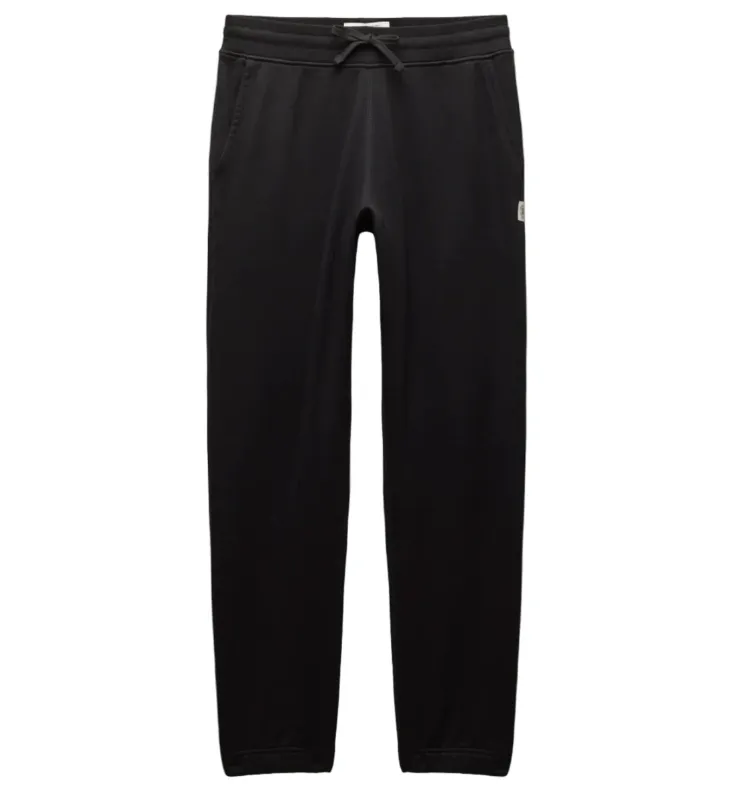 Midweight Terry Standard Cuffed Sweatpant Black sold by Brooklyn Clothing Co.