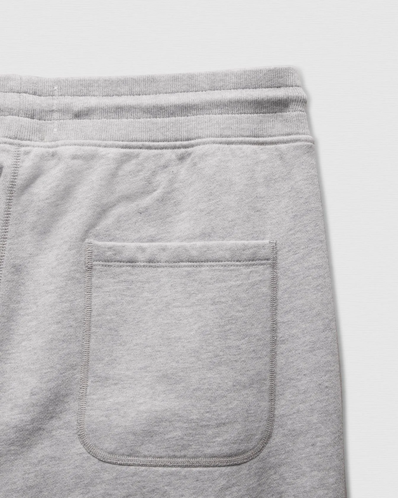 Brushed Fleece Straight Leg Standard Fit Sweatpant Heather Grey sold by Brooklyn Clothing Co. product image thumbnail 2