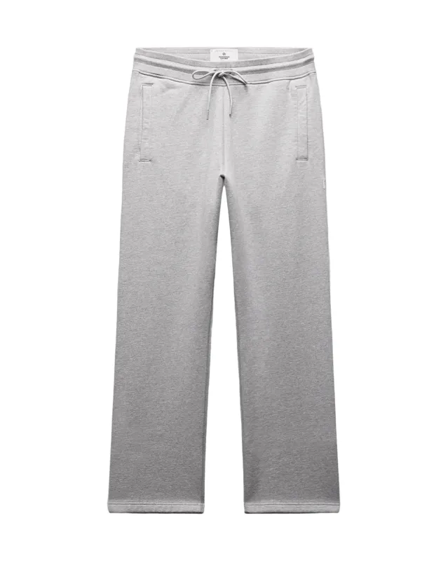 Brushed Fleece Straight Leg Standard Fit Sweatpant Heather Grey sold by Brooklyn Clothing Co.