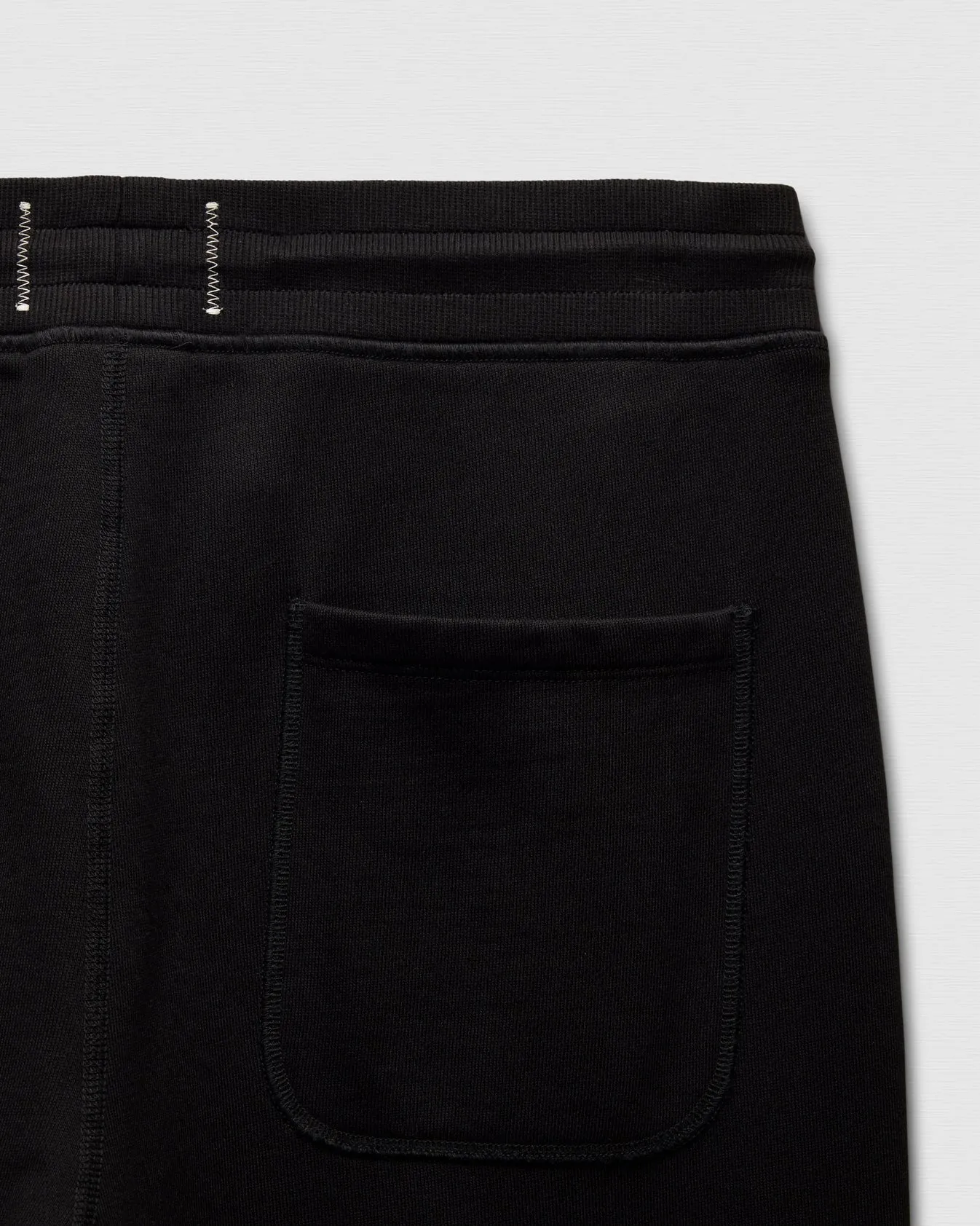 Brushed Fleece Straight Leg Standard Fit Sweatpant Black sold by Brooklyn Clothing Co. product image thumbnail 2
