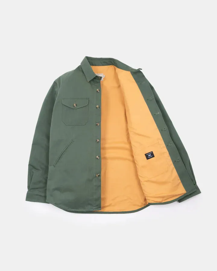Crissman Overshirt Dry Wax Cotton Spruce sold by Brooklyn Clothing Co. product image thumbnail 2