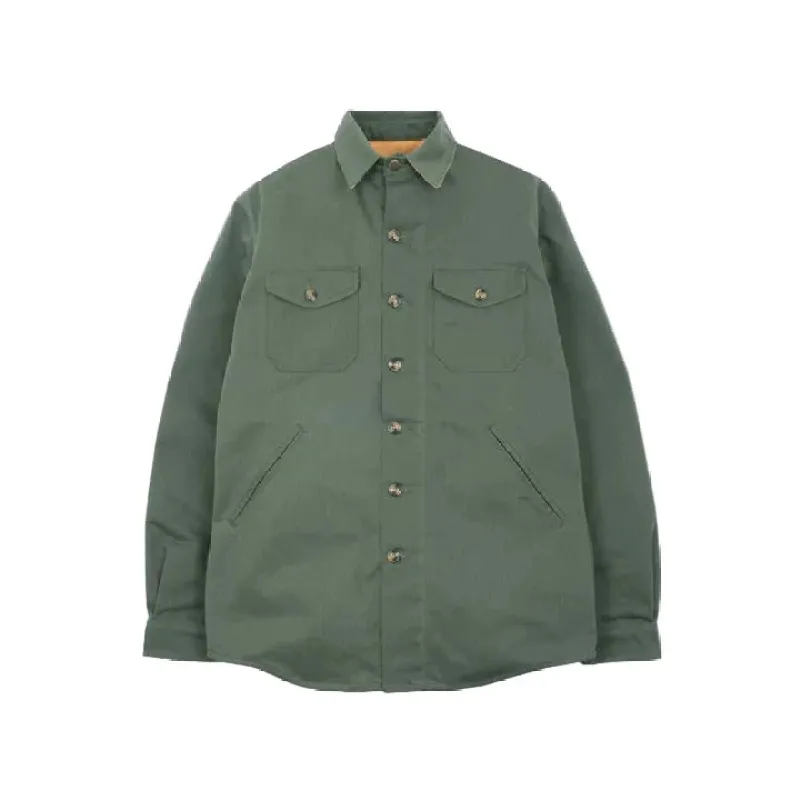 Crissman Overshirt Dry Wax Cotton Spruce sold by Brooklyn Clothing Co.