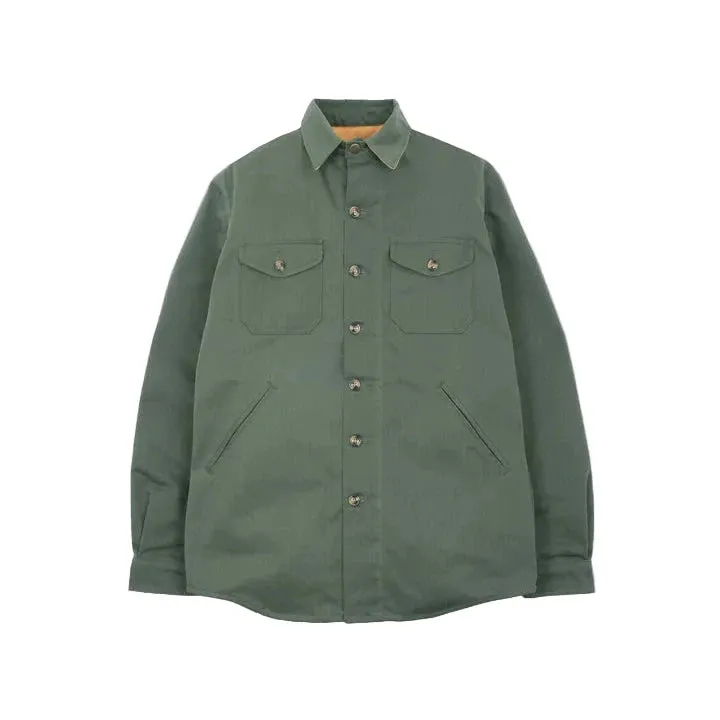 Crissman Overshirt Dry Wax Cotton Spruce sold by Brooklyn Clothing Co.