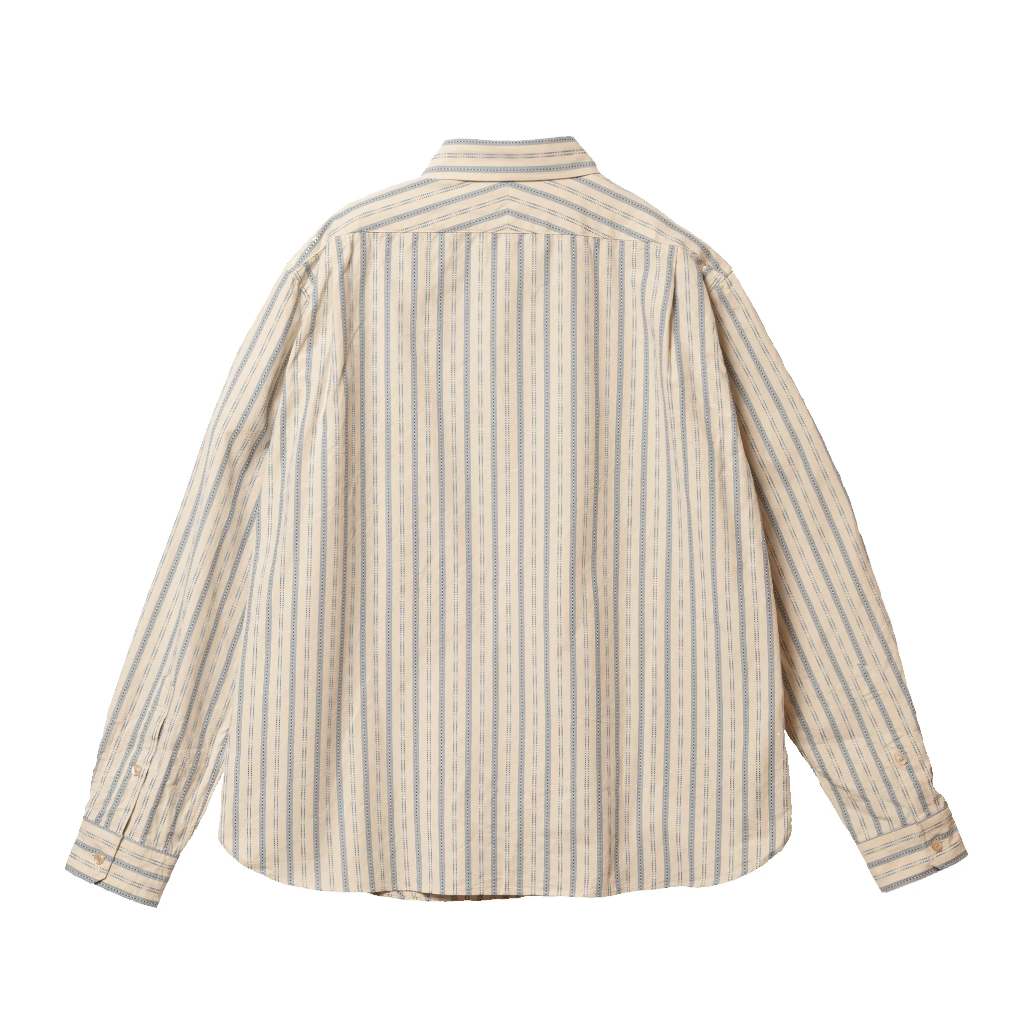 S1020 Striped Work Shirt Beige sold by Brooklyn Clothing Co. product image thumbnail 2