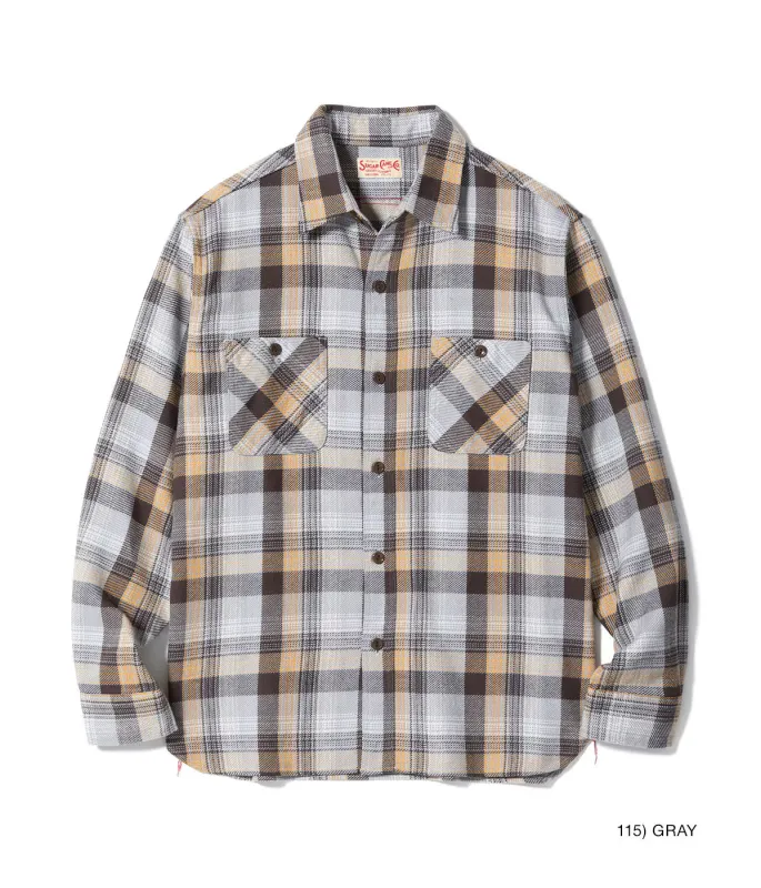 SC29562 Twill Check Work Shirt Grey sold by Brooklyn Clothing Co.