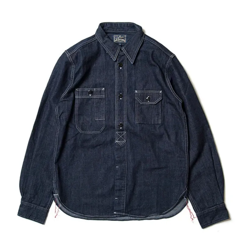 5333B Denim Work Shirt Indigo sold by Brooklyn Clothing Co.