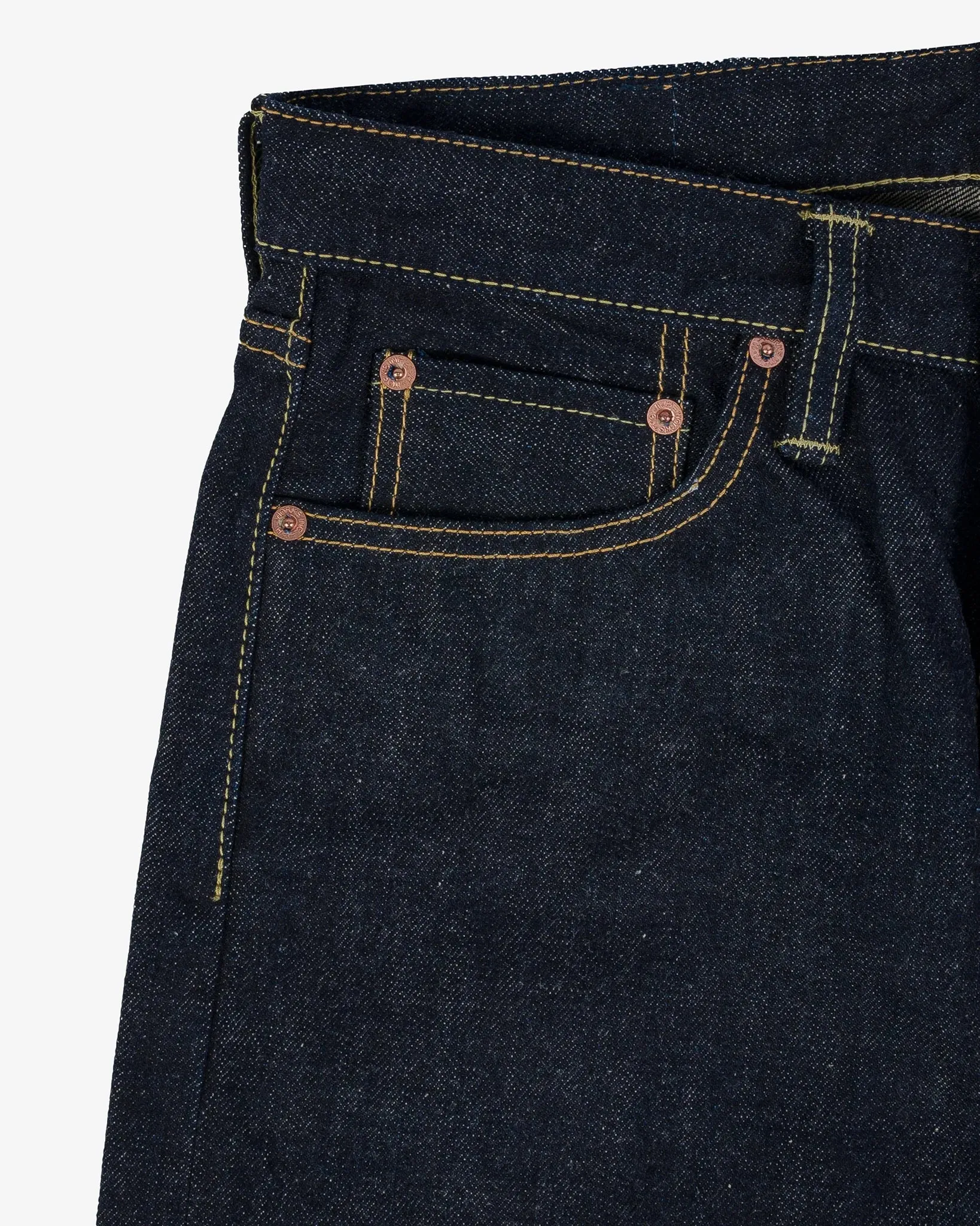 IH-888N 17oz Selvedge Denim Medium/High Rise Tapered Cut Jeans Natural Indigo sold by Brooklyn Clothing Co. product image thumbnail 5