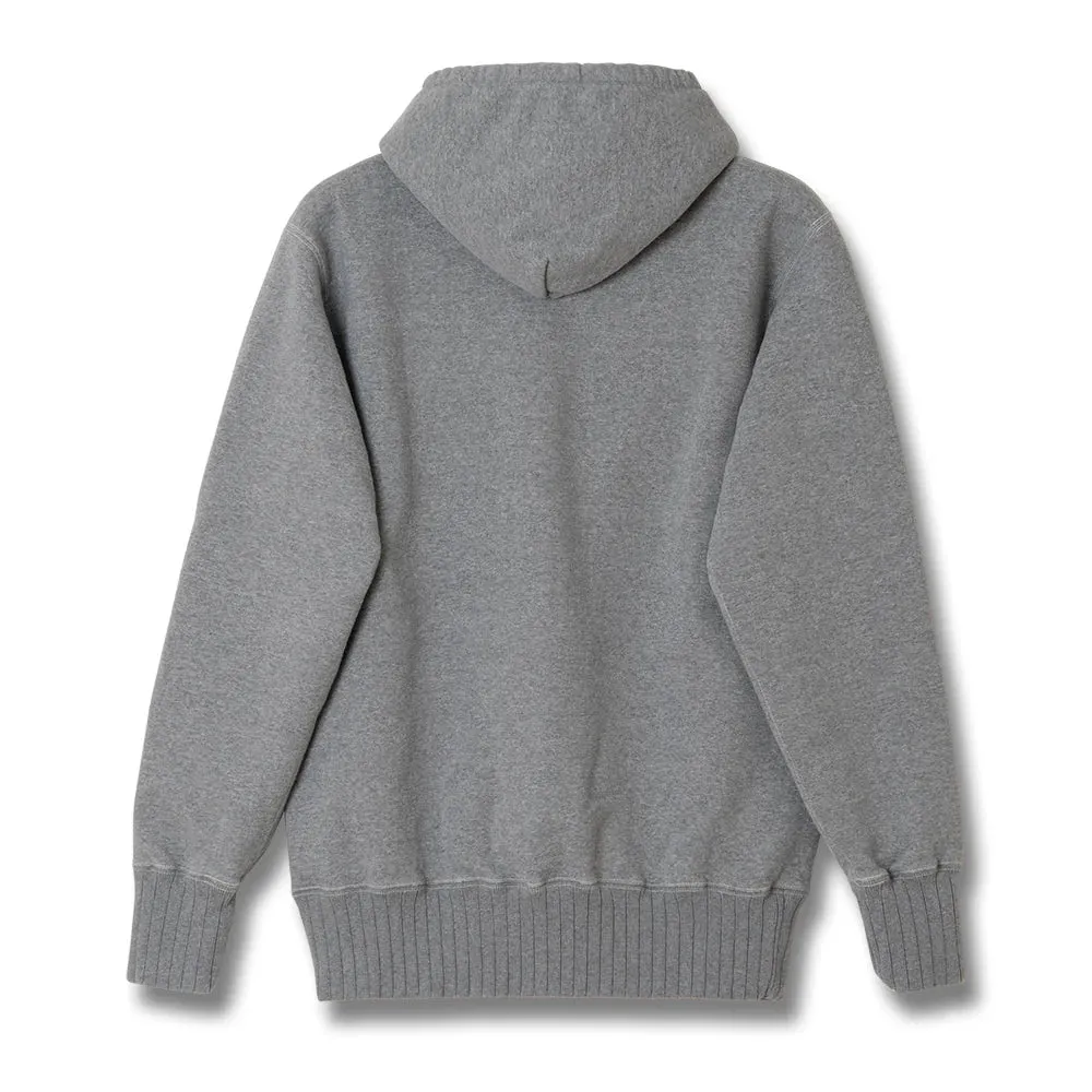 8189 Loopwheel Pullover Hoodie Moku Grey sold by Brooklyn Clothing Co. product image thumbnail 2