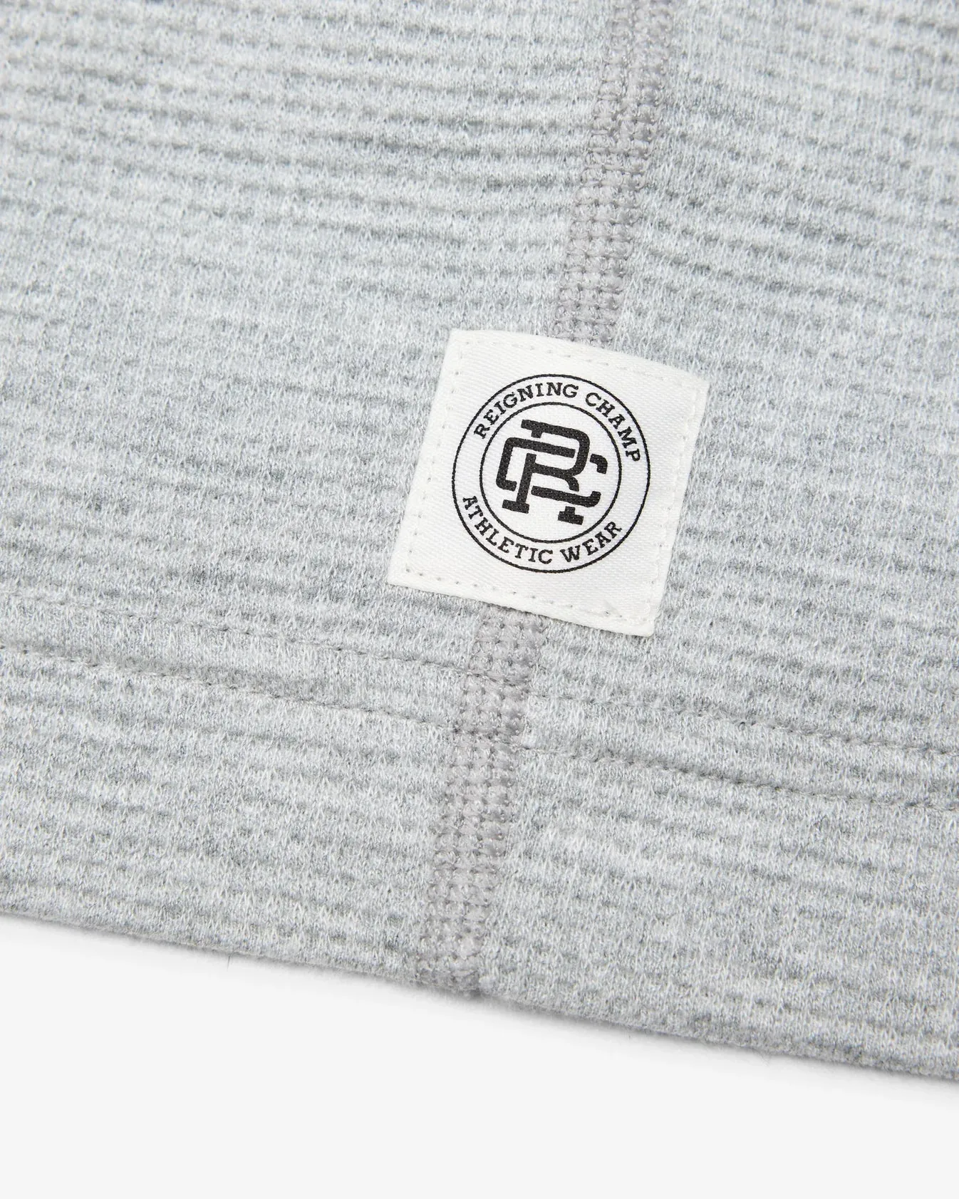 Lightweight Waffle Standard Fit Long Sleeve Heather Grey sold by Brooklyn Clothing Co. product image thumbnail 3