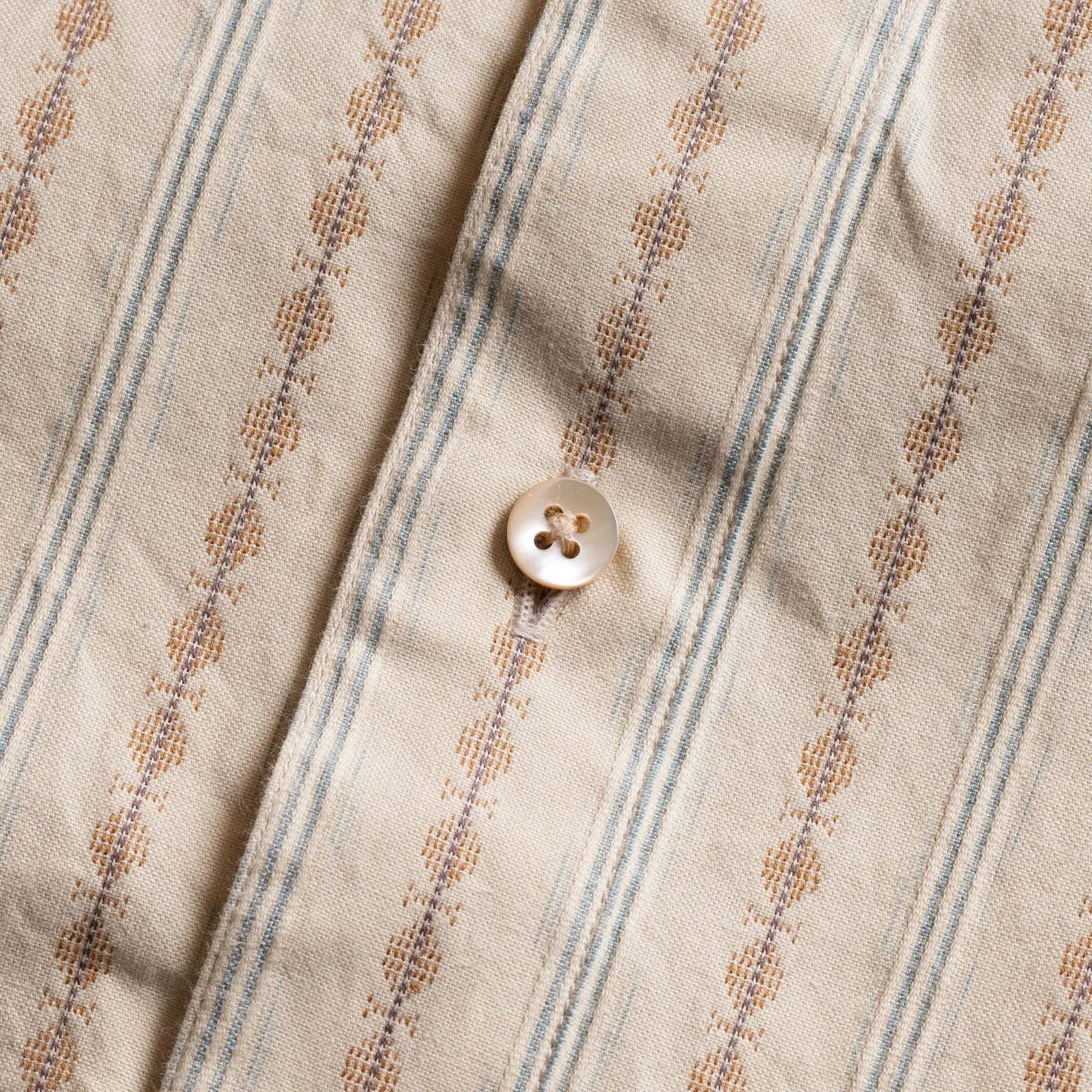S1001 Stand-up Collar Shirt Beige sold by Brooklyn Clothing Co. product image thumbnail 4