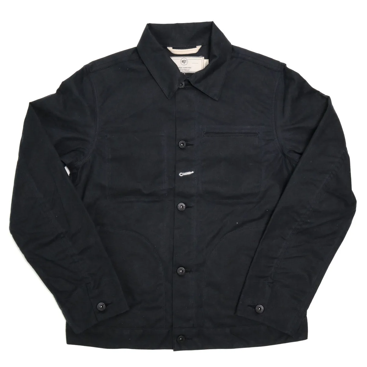 Ridgeline Supply Jacket Black Waxed Canvas sold by Brooklyn Clothing Co.