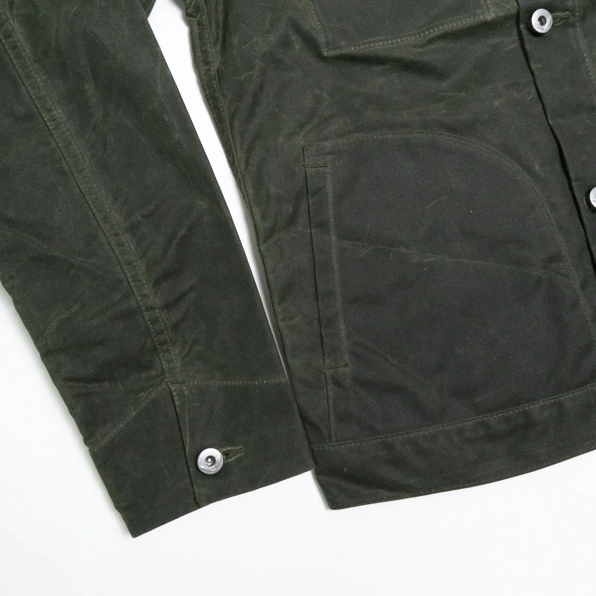 Ridgeline Supply Jacket Olive Waxed Canvas sold by Brooklyn Clothing Co. product image thumbnail 5