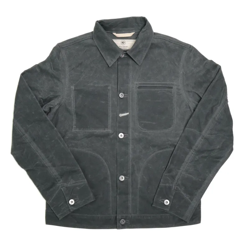 Ridgeline Supply Jacket Grey Waxed Canvas sold by Brooklyn Clothing Co.