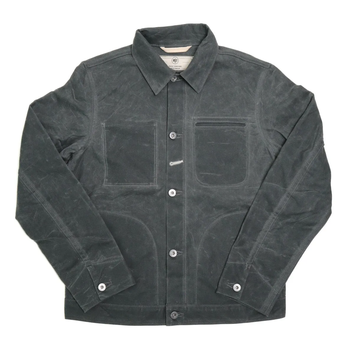 Ridgeline Supply Jacket Grey Waxed Canvas sold by Brooklyn Clothing Co.