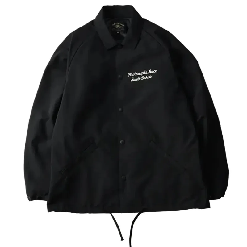 FN-OJ-NC006 Coach Jacket Motorcycle Race Black sold by Brooklyn Clothing Co.