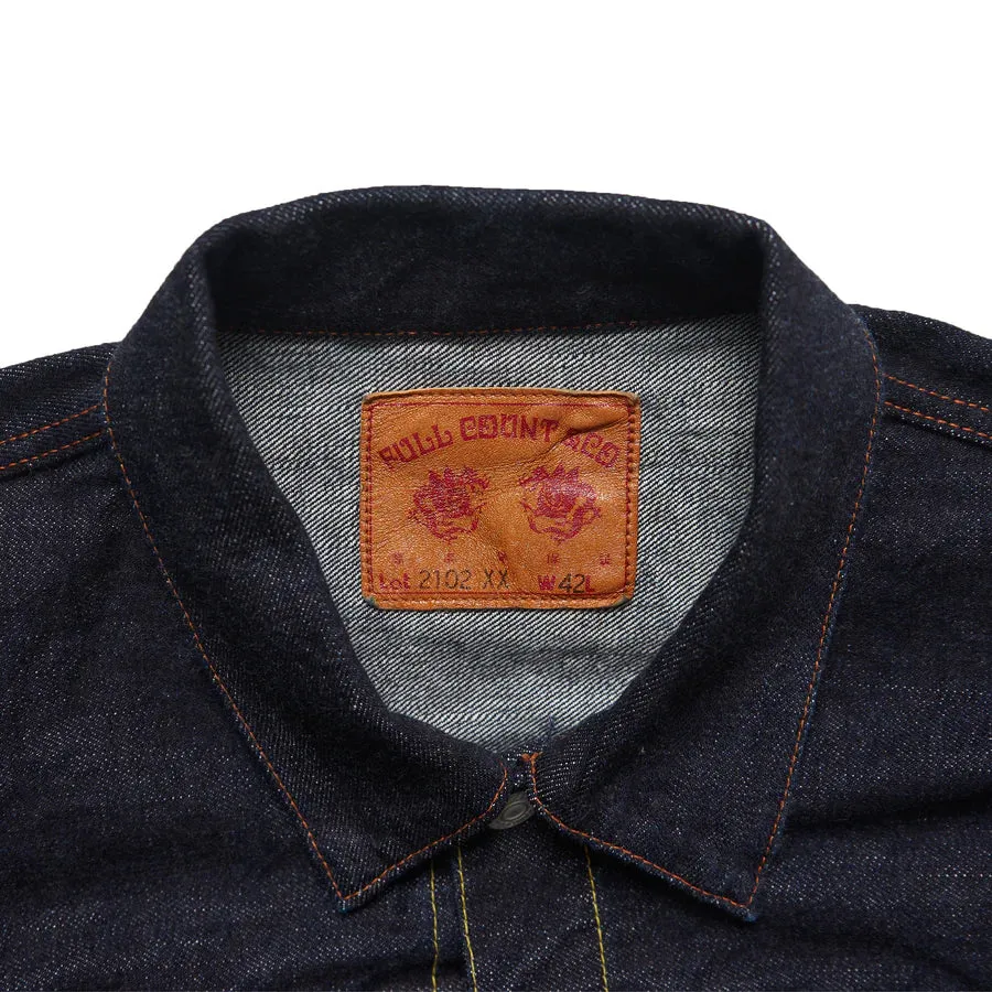 2102XXW 15.5oz Selvedge Denim Type 2 Jacket Indigo sold by Brooklyn Clothing Co. product image thumbnail 2