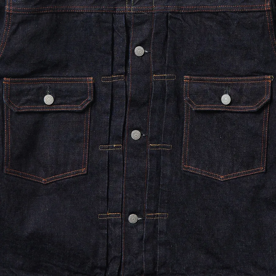 2102XXW 15.5oz Selvedge Denim Type 2 Jacket Indigo sold by Brooklyn Clothing Co. product image thumbnail 3