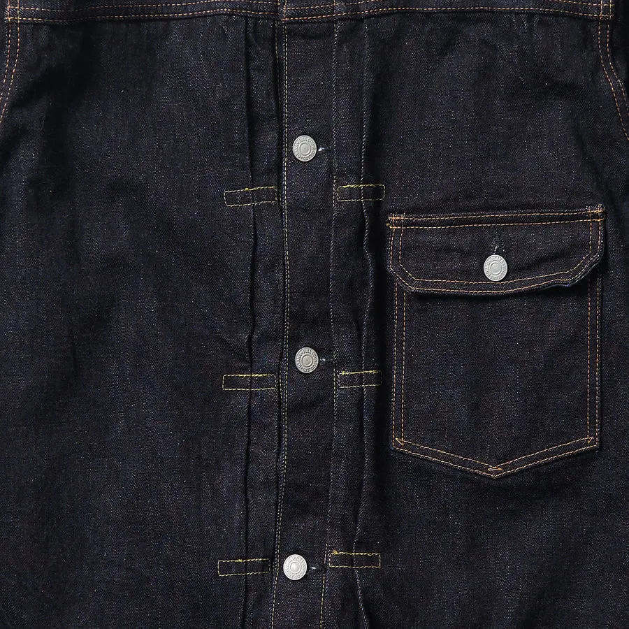 2107XXW 15.5oz Selvedge Denim Type 1 Jacket Indigo sold by Brooklyn Clothing Co. product image thumbnail 3