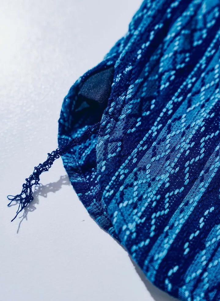 SSS25-SKSW Natural Indigo Sashiko Stripe Shirt sold by Brooklyn Clothing Co. product image thumbnail 4