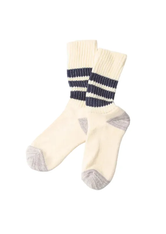 R1255 Coarse Ribbed Socks - Navy sold by Brooklyn Clothing Co.