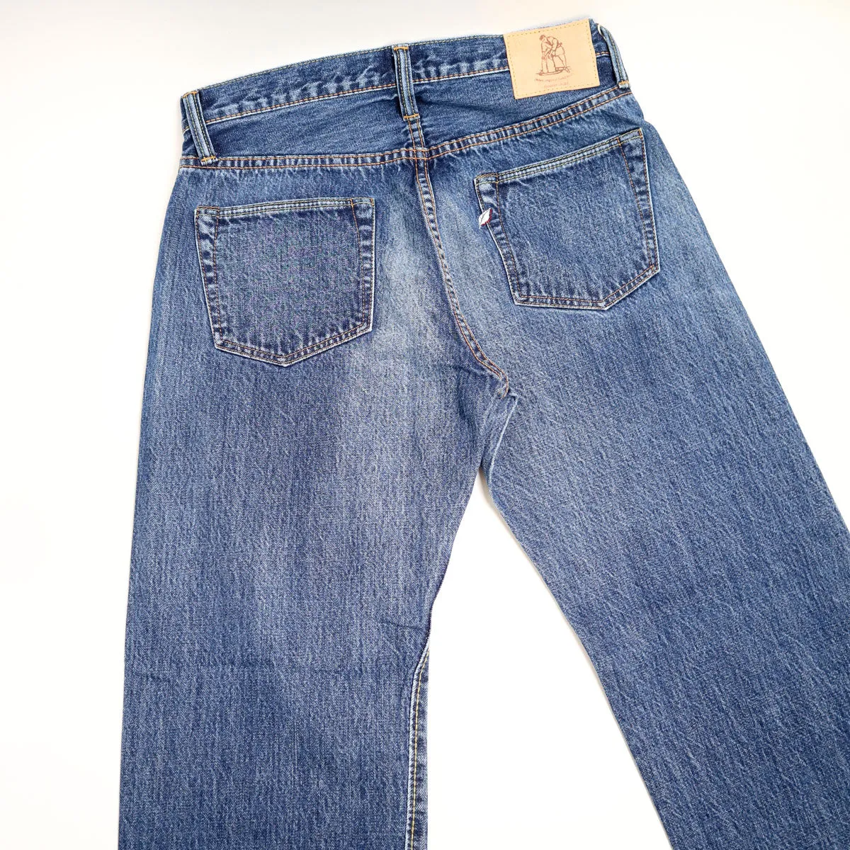 USED-003-ID 14oz Regular Straight - USED Wash sold by Brooklyn Clothing Co. product image thumbnail 4