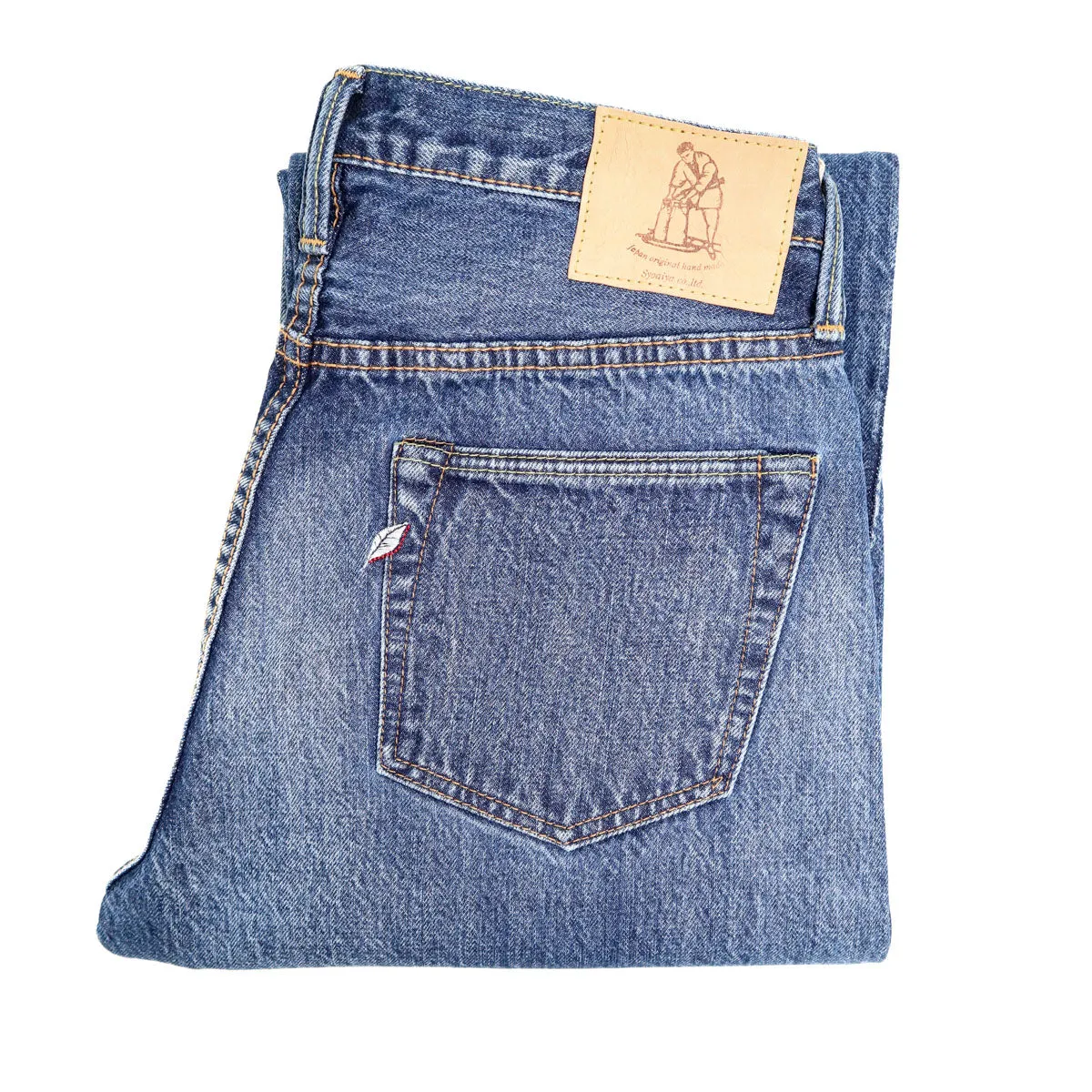 USED-003-ID 14oz Regular Straight - USED Wash sold by Brooklyn Clothing Co.