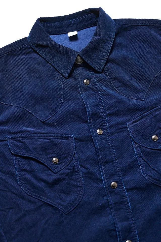 2236-ID Corduroy Curved Pocket Indigo sold by Brooklyn Clothing Co. product image thumbnail 2