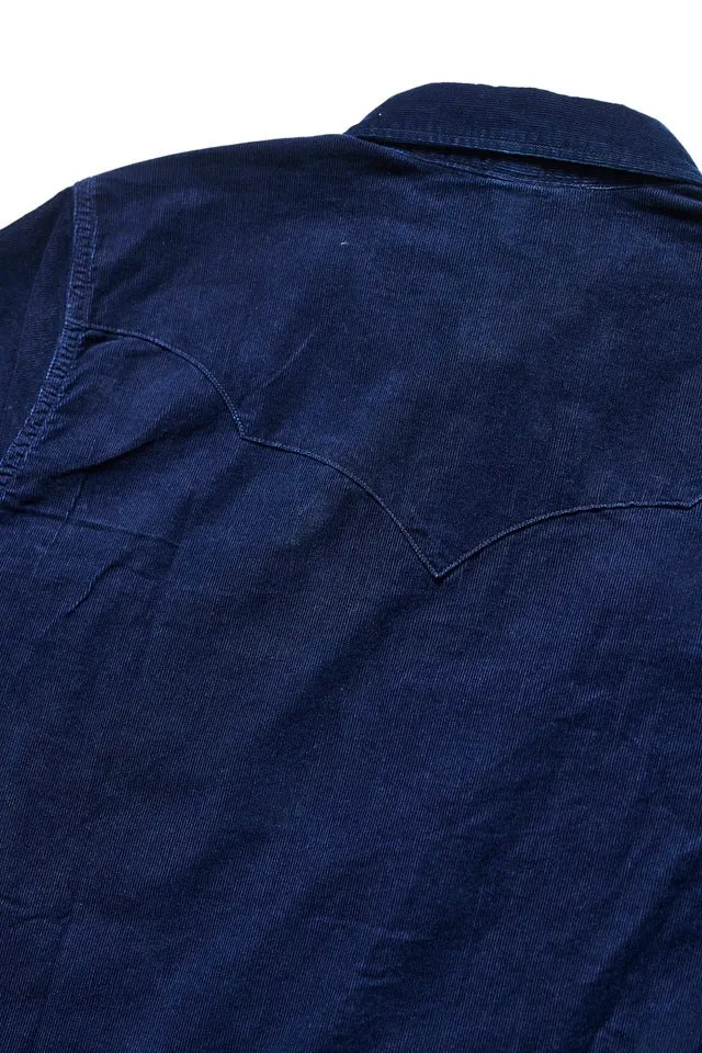 2236-ID Corduroy Curved Pocket Indigo sold by Brooklyn Clothing Co. product image thumbnail 5