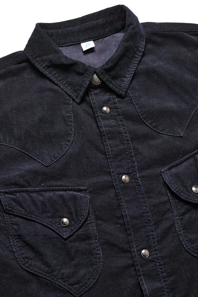 2236-ID Corduroy Curved Pocket Indigo Black sold by Brooklyn Clothing Co. product image thumbnail 2