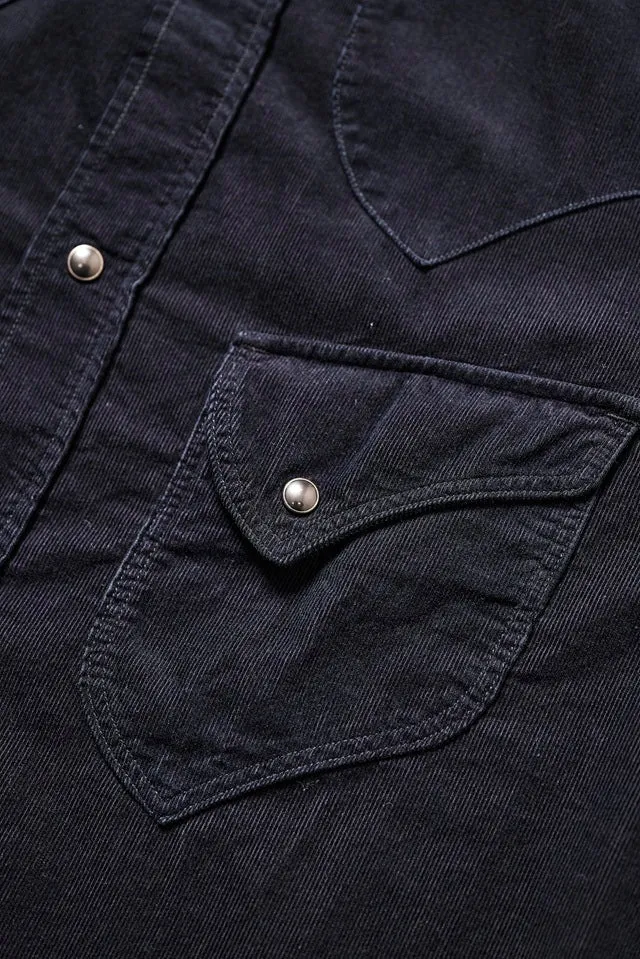 2236-ID Corduroy Curved Pocket Indigo Black sold by Brooklyn Clothing Co. product image thumbnail 3