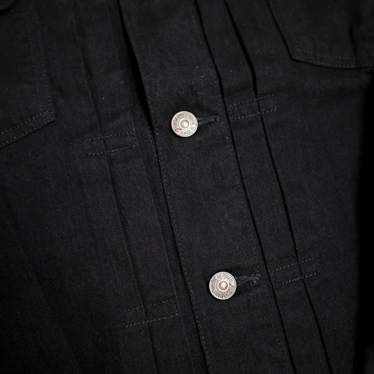 2237-BK 8oz Denim Type 2 Shirt Double Black sold by Brooklyn Clothing Co. product image thumbnail 5