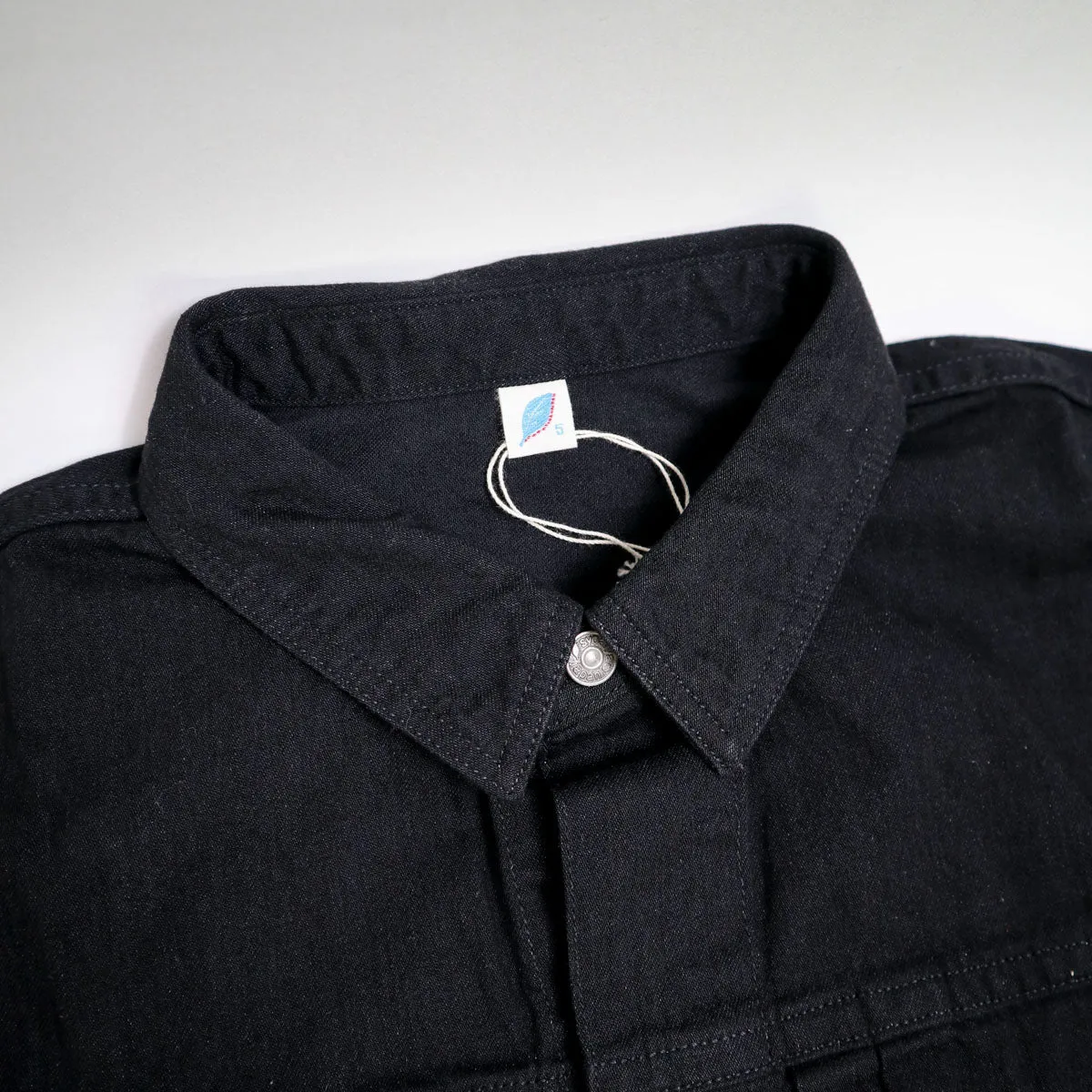 2237-BK 8oz Denim Type 2 Shirt Double Black sold by Brooklyn Clothing Co. product image thumbnail 2