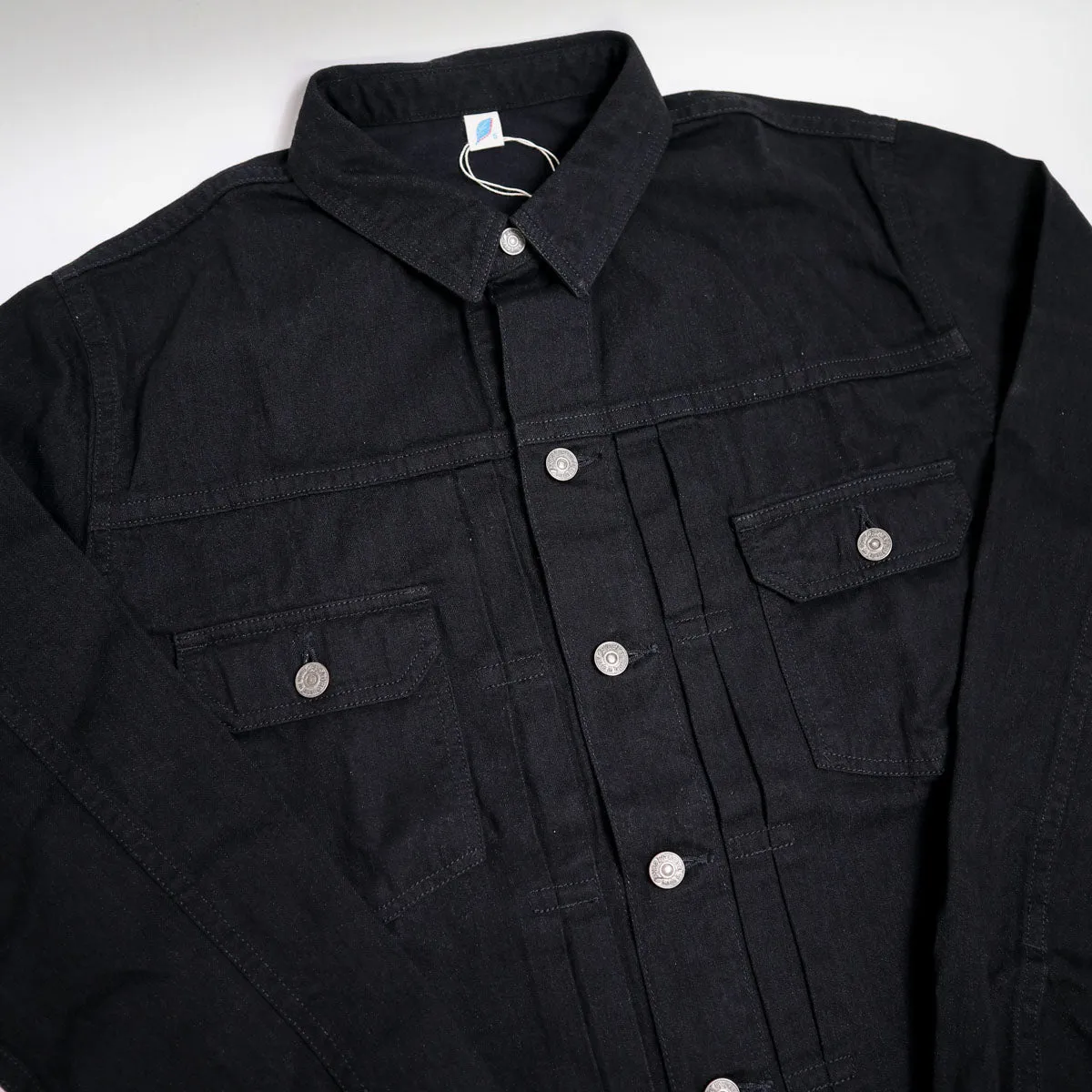 2237-BK 8oz Denim Type 2 Shirt Double Black sold by Brooklyn Clothing Co. product image thumbnail 3