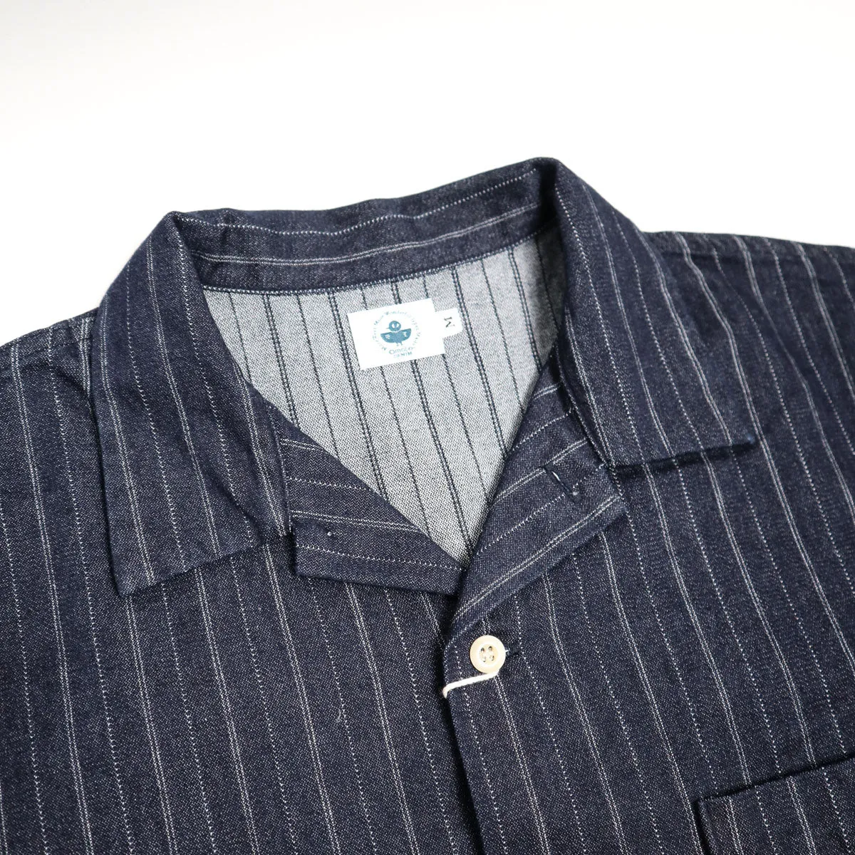 5122 8oz Dobby Stripe Shirt Indigo sold by Brooklyn Clothing Co. product image thumbnail 2